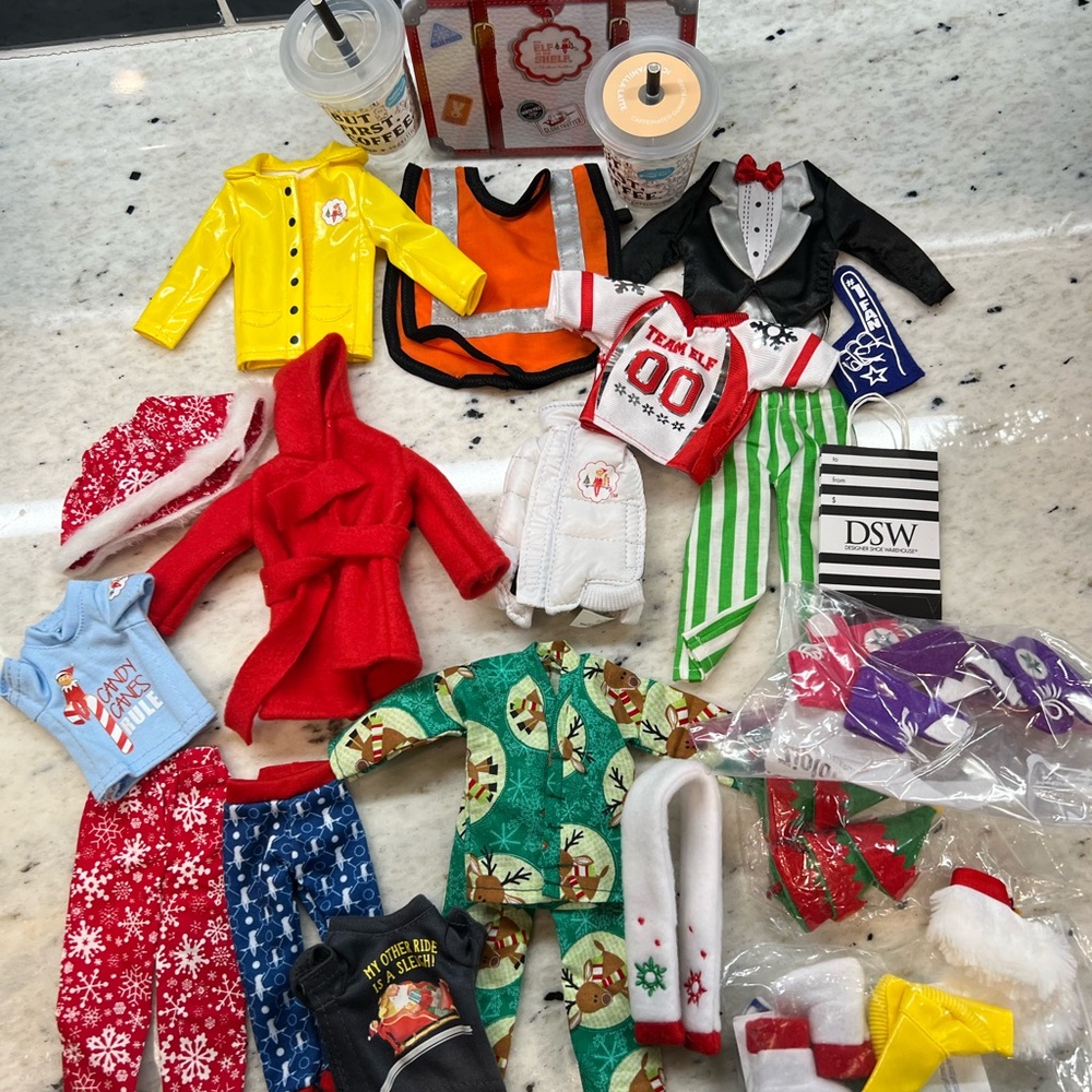 Elf on a Shelf Clothing Lot